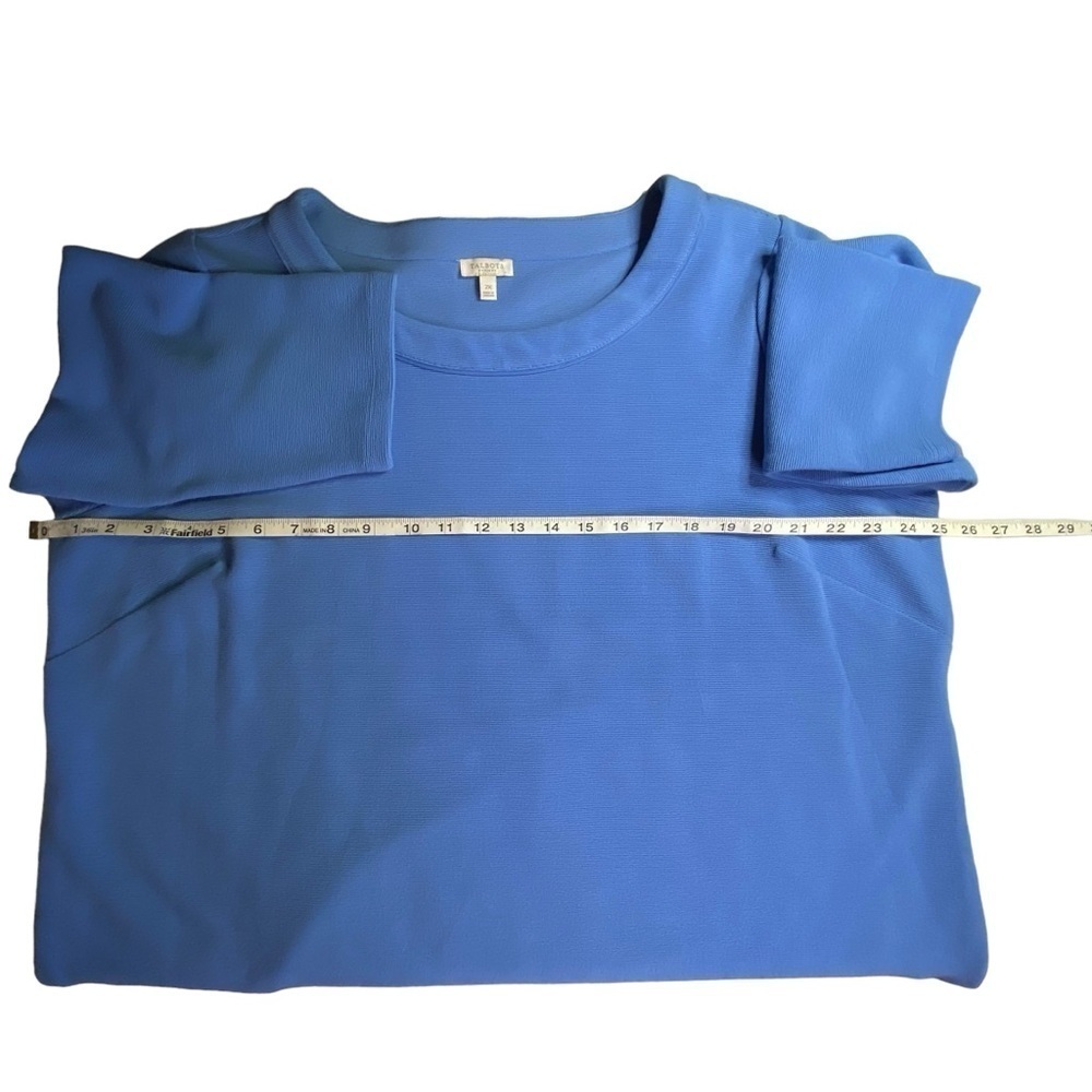 Classic Women’s Blue Scoop Neck Top - Picture 9 of 11